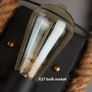 DecorBites™ Hemp Rope Wall Lamp for Home & Commercial Spaces