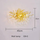 DecorBites™ Crystal Branch Chandelier | Indoor Luxury Gloss Light for Living & Dining Room