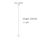 DecorBites™ Crystal Ball Chandelier: Modern LED Stair Chandelier for Living Room and Kitchen