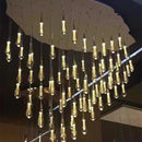 DecorBites™ Crystal LED Chandelier: Elegant Lighting for Home, Restaurant, and Bar