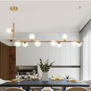 DecorBites™ Dual Glass Lamp Ceiling Chandelier LED Suspension Light for Dining and Kitchen