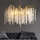 DecorBites™ Crystal LED Chandeliers: Luxury Ceiling Pendant Lighting for Home, Dining, and Living Spaces
