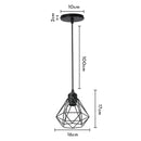 DecorBites™ Industrial Loft Pendant LED Ceiling Light for Home Living Room Kitchen Decor