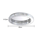 DecorBites™ Crystal LED Chrome Ceiling Light Stainless Steel Art Lighting