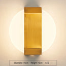 DecorBites™ Golden Crystal Wall Lamp: Elegant LED Sconce for Bedroom, Living Room, Bathroom