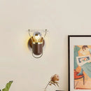 DecorBites™ Japanese Walnut Wood Wall Lamp with Zipper Switch for Bedroom or Hallway
