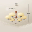 DecorBites™ Glass Chandelier: Bauhaus Art for Living Room, Bedroom, Study, Hall, Restaurant