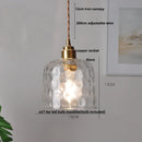 DecorBites™ Copper Glass LED Pendant Lamp: Modern Nordic Kitchen Dining Room Lighting