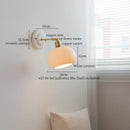 DecorBites™ Ceramic Wall Sconce Light Copper Arm Nordic Minimalism Bedroom Bathroom Mirror