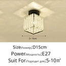 DecorBites™ Crystal Glass Nordic LED Chandelier for Modern Indoor Lighting