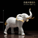 DecorBites™ Elephant Resin Sculpture Ornaments for Modern Living Room Decor