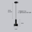 DecorBites™ Gold E27 LED Pendant Light Nordic Chandelier for Indoor Living Room & Bedroom