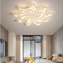 DecorBites™ Lotus Chandelier: Modern LED Ceiling Light Fixture for Home, Living Room, Bedroom.