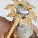 DecorBites™ Coconut Tree Bottle Opener in Silver & Gold: Wedding Kitchen Tool