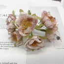 DecorBites™ Gold Hybrid Flower Cherry Stamen Berries Bundle for DIY Decor