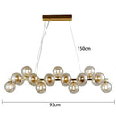 DecorBites™ Glass Ball LED Pendant Lights for Home Decor and Luminaires