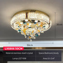 DecorBites™ Crystal Flower LED Ceiling Light - Modern Home Decor.
