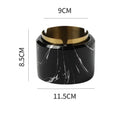 DecorBites™ Gold Plated Marble Texture Ashtray - Smoking Accessories Weed Tray