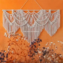 DecorBites™ Large Macrame Bohemian Tapestry Wall Hanging for Boho Decor in Living Room