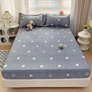 DecorBites™ Japanese Style Thick Fitted Sheet for Queen/King Bed