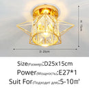 DecorBites™ Crystal Glass Nordic LED Chandelier for Modern Indoor Lighting