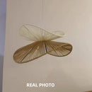 DecorBites™ Hemp Pendant Lights: Wabi Sabi LED Indoor Lighting Fixtures