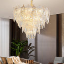 DecorBites™ French Crystal Chandelier Cream Wind Lighting Elegant Luxury Lights