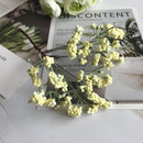 DecorBites™ Gold Hybrid Flower Cherry Stamen Berries Bundle for DIY Decor