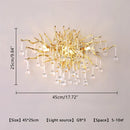 DecorBites™ Crystal Water Drop Chandelier – Luxury Ceiling Light for Hotels, Restaurants, Villas
