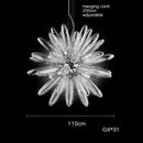 DecorBites™ LED Large Globe Chandelier with Glass Lampshades - Chrome or Gold Hardware
