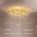 DecorBites™ Crystal Branch Chandelier | Indoor Luxury Gloss Light for Living & Dining Room