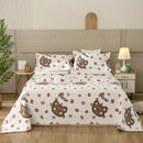 DecorBites™ Cotton Double Bedspread Set with Floral Design for Healthy Home Bed Decor