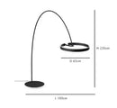 DecorBites™ Circular Luminescence LED Floor Lamp for Living Room Bedroom Hotel Decor