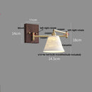 DecorBites™ Copper LED Wall Lights Ceramic Pull Chain Switch Modern Stair Light Fixtures