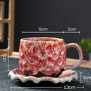 DecorBites™ Hammer Pattern Porcelain Mugs, Set of 2