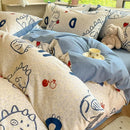 DecorBites™ Cozy Cotton Bedding Set: 160X210cm Quilt Cover for Adults, Warm & Soft Duvet Cover