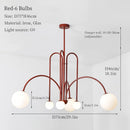 DecorBites™ LED Pendant Chandelier for Living Room Bedroom Decor