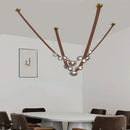 DecorBites™ Leather Pendant Lights for Home Decor Chandelier Lighting Fixture