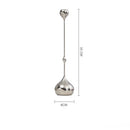 DecorBites™ Gold Geometric Water Drop Candlestick Holder Desktop Storage Wedding Centerpieces
