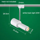 DecorBites™ Adjustable Focus LED Track Lights for Commercial Spaces