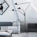 DecorBites™ Adjustable Arm Floor Lamp: Japanese Ceiling Light for Living Room, Bedroom Decor