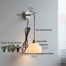 DecorBites™ LED Glass Wall Light Fixture Bedroom Aisle Study Modern Adjustable Bedside Lamp