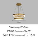 DecorBites™ LED Chandelier Pendant Light with Remote Control for Home Decor