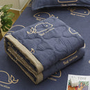 DecorBites™ Daisy Print Quilted Summer Quilt Set in Soft Breathable Fabric