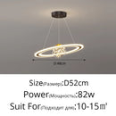 DecorBites™ LED Gypsophila Chandelier for Modern Living Room Decor - Crown Ceiling Pendant Light