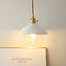 DecorBites™ Ceramic Knob Switch LED Pendant Light, Nordic Modern Hang Lamp