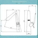DecorBites™ Brushed Gold Basin Faucet - Rose Gold Bathroom Sink Mixer Tap