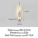 DecorBites™ LED Wall Lamps Modern Minimalist Bedroom Living Room Lighting Black White