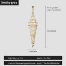 DecorBites™ K9 Deluxe Crystal Pendant Chandelier: Dazzling LED Ceiling Light for Modern Elegance