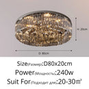 DecorBites™ Crystal Chandelier: Luxury Nordic Ceiling Light for Home Interior Decoration
